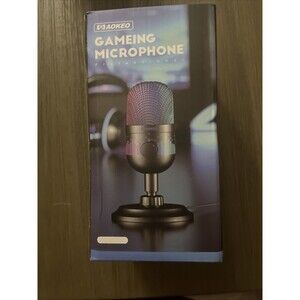 Gaming USB Microphone PC Mac PS4/5  RGB 192kHz/24bit ‎33 dB Noise Reduction